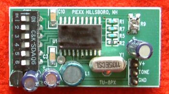 TU-8px Tone Encoder for the Kenwood TS-140s and TS-680s - Click Image to Close