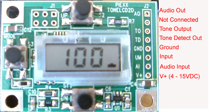 ToneLCD Direct Reading CTCSS Tone Encoder / Decoder